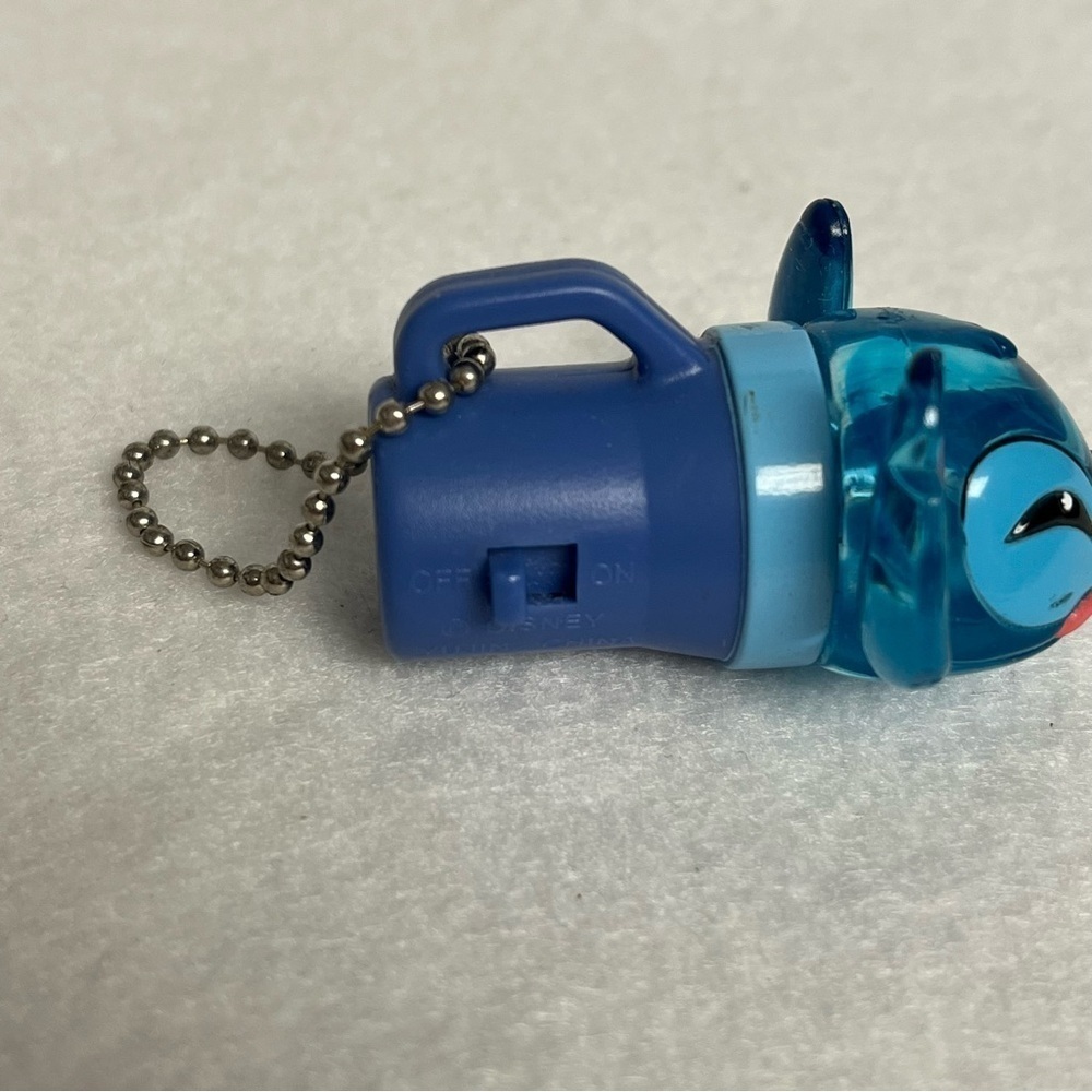 STITCH Mini Flashlight Keychain Tiny Charm Disney Japan - Picture 10 of 13
